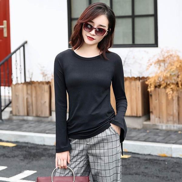 レディース　ボリュームスリーブ　フレアスリーブ　ニット　カットソー　長袖　無地　トップス　カジュアル　キュート　大人　可愛い　フェミニン　おしゃれ　お出かけ　オフィス　デイリー　普段着　レッド　グリーン　ブラック　M　L　XL　送料無料