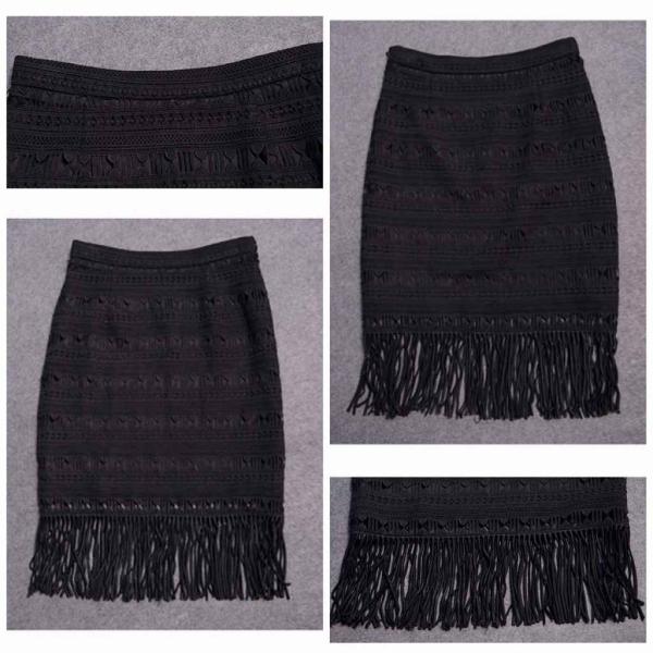 レディース　ハイウエスト　スカート　フリンジ　タイト　スリム　ボトムス　カジュアル　キュート　可愛い　フェミニン　きれいめ　エレガント　上品　おしゃれ　お出かけ　デイリー　普段着　ホワイト　ブラック　M　L　XL　サイズ　送料無料