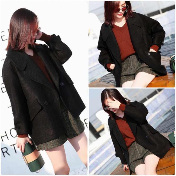 レディース　ジャケット　コート　長袖　アウター　カジュアル　長袖　キュート　大人　可愛い　フェミニン　きれいめ　エレガント　おしゃれ　お出かけ　お呼ばれ　デイリー　オフィス　普段着　ブラック　ブルー　S　M　L　サイズ　送料無料