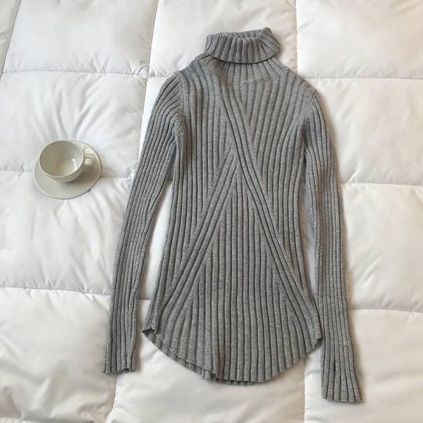 レディース　リブニット　タートルネック　カットソー　セーター　長袖　トップス　カジュアル　キュート　大人　可愛い　フェミニン　おしゃれ　お出かけ　オフィス　デイリー　普段着　ブラック　ベージュ　ホワイト　ピンク　ブラック　グレー　フリーサイズ　送料無料
