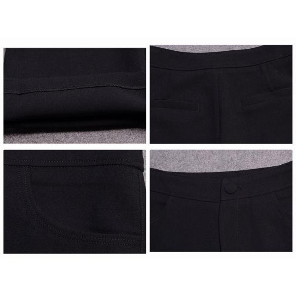 レディース　半端丈　クロップドパンツ　無地　フレア　ベルボトム　ブーツカット　ボトムス　カジュアル　キュート　可愛い　フェミニン　きれいめ　おしゃれ　お出かけ　オフィス　デイリー　普段着　ブラック　オレンジ　ホワイト　M　L　XL　サイズ　送料無料