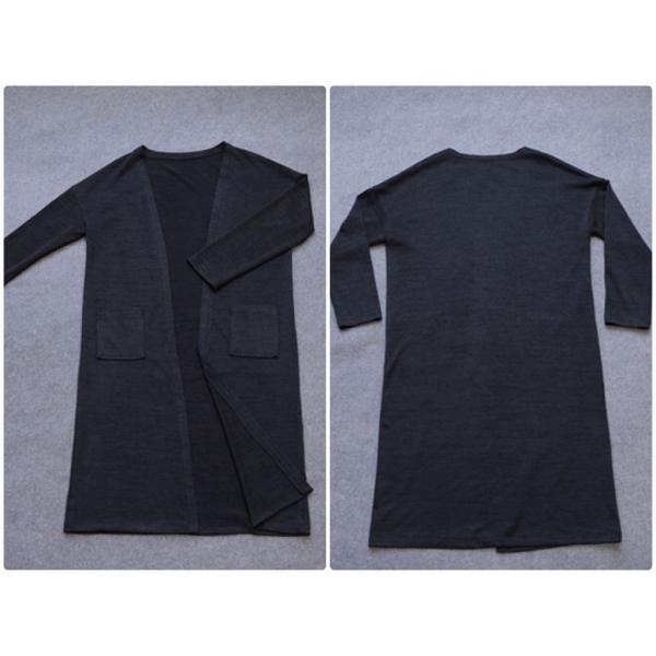 レディース　カーディガン　コーディガン　ロングカーデ　羽織　ジャケット　コート　アウター　カジュアル　長袖　大人　可愛い　フェミニン　きれいめ　エレガント　おしゃれ　お出かけ　デイリー　オフィス　普段着　ブラック　オリーブ　M　L　サイズ　送料無料