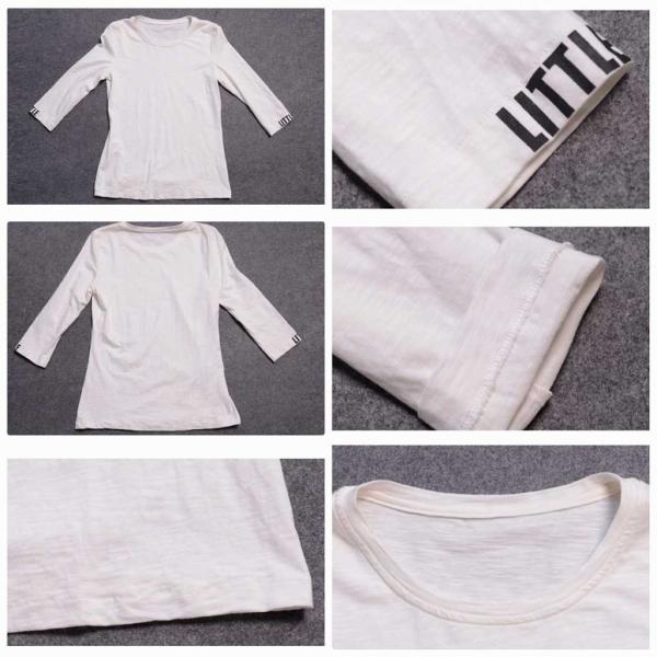 レディース　トップス　Tシャツ　カットソー　無地　ラウンドネック　7分袖　コットン　カジュアル　キュート　大人可愛い　フェミニン　おしゃれ　オフィス　お出かけ　デート　デイリー　普段着　ブラック　ベージュ　ホワイト　M　L　XL　送料無料