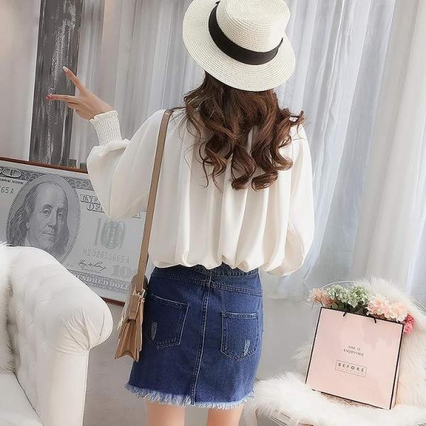 レディース　カットオフデニム　デニムスカート　フリンジ　ミニ丈　ボトムス　カジュアル　キュート　可愛い　フェミニン　きれいめ　エレガント　おしゃれ　お出かけ　デイリー　普段着　ブルー　S　M　L　XL　送料無料