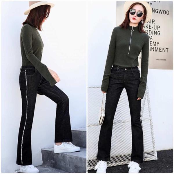 レディース　ボリュームスリーブ　ハイネック　ニット　カットソー　長袖　無地　トップス　カジュアル　キュート　大人　可愛い　フェミニン　おしゃれ　お出かけ　オフィス　デイリー　普段着　グリーン　ブラック　M　L　XL　サイズ　送料無料