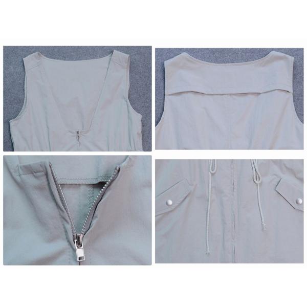 レディース　アウター　ベスト　コート　ワンピース　膝丈　ノースリーブ　長袖　無地　カジュアル　キュート　大人可愛い　フェミニン　おしゃれ　お出かけ　デート　デイリー　普段着　ピンク　グリーン　M　L　送料無料