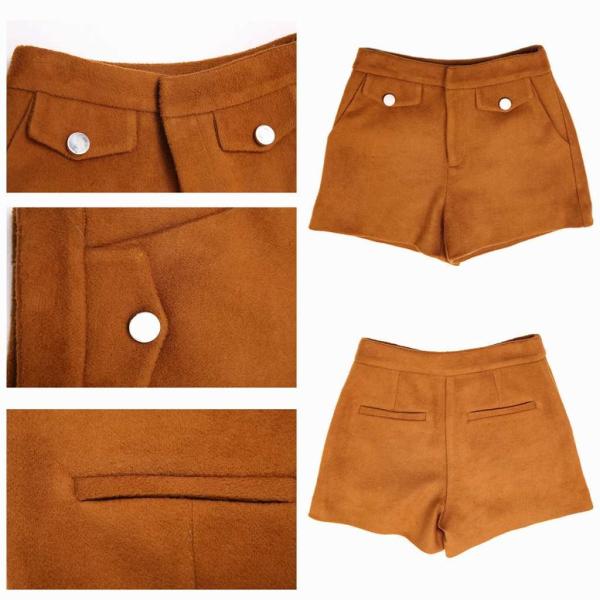 レディース　ボトムス　ショートパンツ　無地　カジュアル　キュート　大人可愛い　フェミニン　おしゃれ　お出かけ　デート　デイリー　普段着　オレンジ　M　L　XL　送料無料