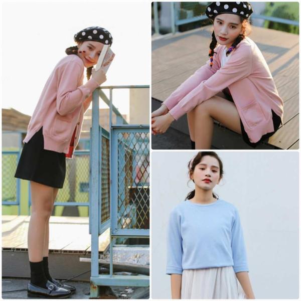 レディース　カーディガン　Vネック　羽織　ニット　ジャケット　コート　トップス　アウター　カジュアル　長袖　大人　可愛い　フェミニン　きれいめ　エレガント　おしゃれ　お出かけ　デイリー　オフィス　普段着　ピンク　S　M　L　サイズ　送料無料