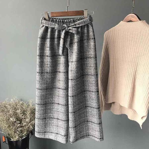 レディース　ワイドレッグパンツ　ハイウエスト　くるぶし丈　アンクルパンツ　ボトムス　カジュアル　可愛い　フェミニン　きれいめ　エレガント　おしゃれ　お出かけ　オフィス　デイリー　普段着　ライトグレー　カーキ　グレー　ブラック　フリーサイズ　送料無料