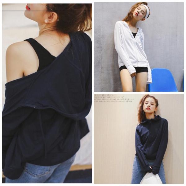 レディース　パーカー　フード付き　スウェット　長袖　ジップアップ　トレーナー　トップス　カジュアル　キュート　大人　可愛い　フェミニン　おしゃれ　デイリー　普段着　ホワイト　ブラック　ブルー　S　M　L　XL　サイズ　送料無料