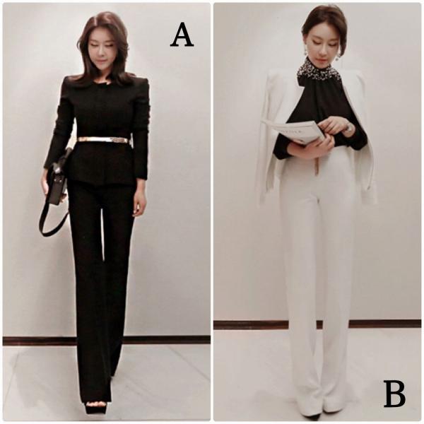 レディース　スーツ　パンツ　ハイウエスト　上下セット　セットアップ　ジャケット　長袖　ボトムス　オフィス　ビジネス　きれいめ　おしゃれ　お呼ばれ　フォーマル　ブラック　ホワイト　 S　M　L　XL　サイズ　送料無料