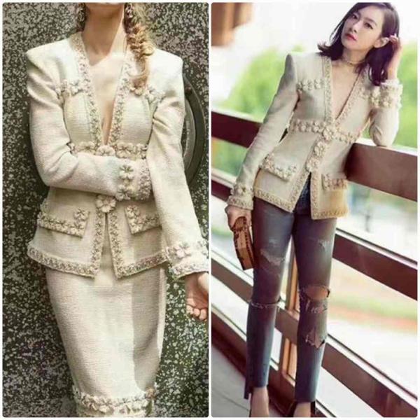 レディース　スーツ　スカート　フリル　リボン　上下セット　セットアップ　カットオフ　スリム　タイト　ジャケット　長袖　ボトムス　オフィス　ビジネス　きれいめ　おしゃれ　お呼ばれ　フォーマル　ベージュ　XS　S　M　L　サイズ　送料無料