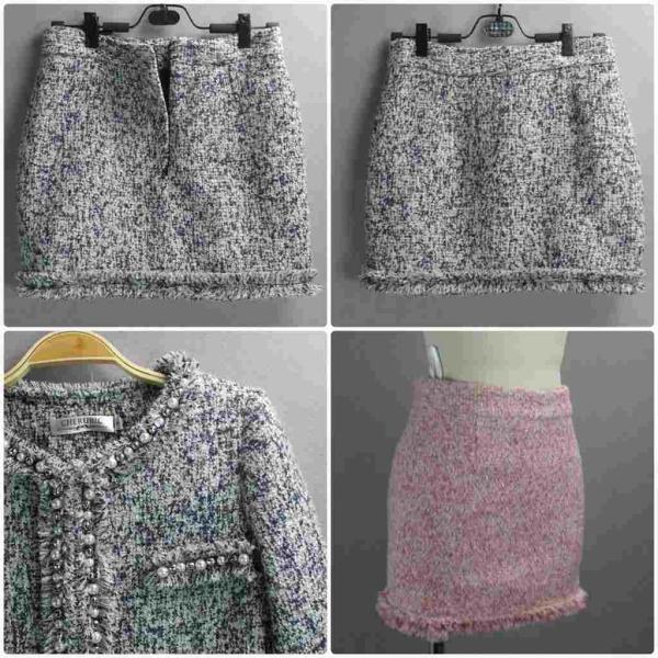 レディース　ノーカラー　丸首　スーツ　スカート　上下セット　セットアップ　スリム　タイト　ジャケット　長袖　ボトムス　入園式　入学式　卒園式　卒業式　きれいめ　おしゃれ　お呼ばれ　フォーマル　ピンク　ブラック　ブルー　XS　S　M　L　XL　サイズ　送料無料