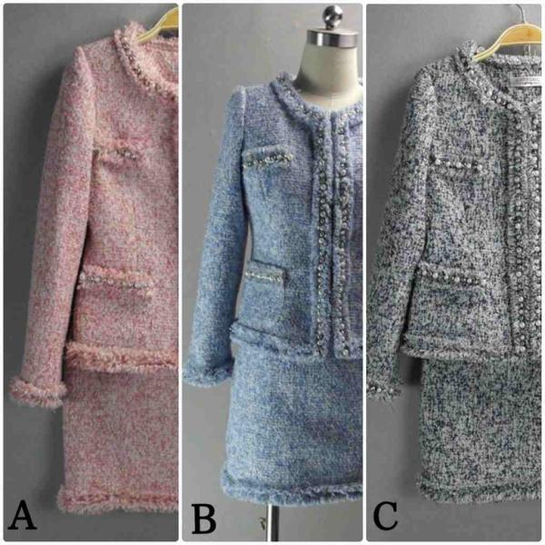 レディース　スーツ　スカート　上下セット　セットアップ　スリム　タイト　ジャケット　長袖　ボトムス　入園式　入学式　卒園式　卒業式　きれいめ　おしゃれ　お呼ばれ　フォーマル　ピンク　ブラック　ブルー　XS　S　M　L　XL　サイズ　送料無料