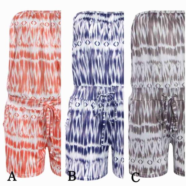 レディース　オフショルダー　ショートパンツ　短パン　春　夏　海　プール　カジュアル　キュート　可愛い　フェミニン　おしゃれ　お出かけ　デイリー　普段着　ネイビー　オレンジ　ブラウン　S　M　L　XL　サイズ　送料無料