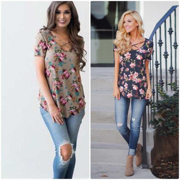 レディース　大きいサイズ　ブラウス　ロング丈　半袖　花柄　ボタニカル柄　シャツ　シンプル　トップス　カジュアル　キュート　大人　可愛い　フェミニン　おしゃれ　お出かけ　デイリー　オフィス　普段着　ネイビー　ブラック　ピンク　ホワイト　ブルー　送料無料