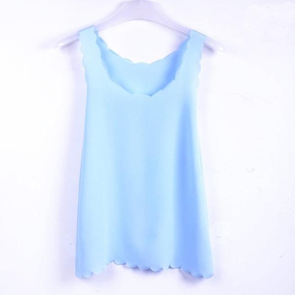 レディース　トップス　Tシャツ　カットソー　ノースリーブ　タンクトップ　ラウンドネック　無地　カジュアル　大人可愛い　キュート　フェミニン　おしゃれ　デイリー　ブルー　レッド　ピンク　グリーン　イエロー　オレンジ　ホワイト　ブラック　S　M　L　送料無料