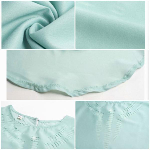 レディース　大きいサイズ　シフォン　ブラウス　シャツ　シンプル　トップス　カジュアル　キュート　大人　可愛い　フェミニン　おしゃれ　お出かけ　デイリー　オフィス　普段着　ホワイト　イエロー　ブラック　ピンク　グリーン　ブルー　ネイビー　2XL　送料無料