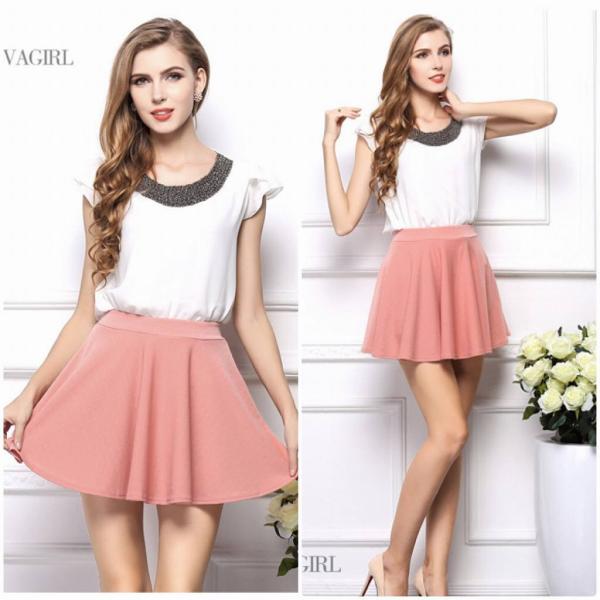 レディース　大きいサイズ　シフォン　ブラウス　フレアスリーブ　シャツ　半袖　トップス　カジュアル　キュート　大人　可愛い　フェミニン　おしゃれ　お出かけ　デイリー　オフィス　普段着　ホワイト　ベージュ　S　M　L　XL　2XL　送料無料