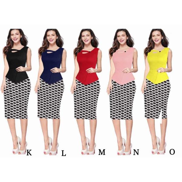 レディース　大きいサイズ　花柄　ノースリーブ　スカート　スリム　タイト　ボトムス　入園式　入学式　卒園式　卒業式　きれいめ　おしゃれ　お呼ばれ　フォーマル　ブルー　ブラック　レッド　イエロー　ピンク　S　M　L　XL　2XL　送料無料