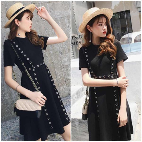 レディース 大きいサイズ ワンピース 半袖 春 夏 ミニ丈 スカート カジュアル キュート 可愛い フェミニン きれいめ 上品 エレガント おしゃれ お出かけ デイリー 普段着 ブラック L XL 2XL 3XL 4XL 送料無料