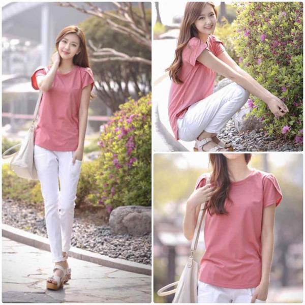 レディース 半袖Tシャツ ラウンドネック シンプル 無地 カットソー 夏 春 トップス カジュアル キュート 大人 可愛い フェミニン おしゃれ お出かけ 普段着 デイリー ピンク グリーン ブラック 大きいサイズ M L XL 2XL 3XL 4XL 5XL 送料無料