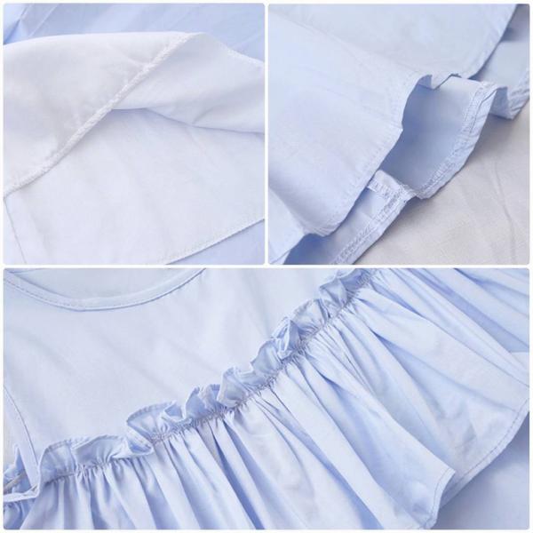 レディース ワンピース ショルダーカット 肩出し 肩見せ ミディ丈 リボン 無地 春 夏 スカート カジュアル キュート 可愛い フェミニン きれいめ 上品 エレガント おしゃれ お出かけ デイリー 普段着 ホワイト ブルー フリーサイズ 送料無料