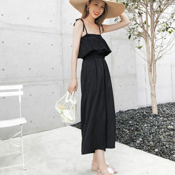 レディース オールインワン ボトムス ワイド オフショルダー ノースリーブ シフォン ミディ丈 無地 エレガント カジュアル 大人可愛い フェミニン お出かけ デート デイリー リゾート ブラック ブルー イエロー フリーサイズ 送料無料