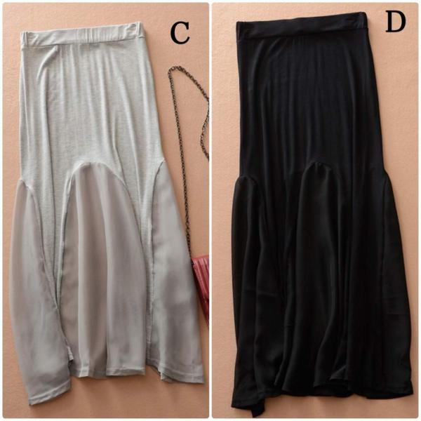 レディース フィッシュテールスカート ハイウエスト マキシ丈 無地 シンプル 春 夏 ボトムス カジュアル キュート 大人 可愛い フェミニン きれいめ おしゃれ お出かけ デイリー オフィス ピンク ブラック ネイビー グレー フリーサイズ 送料無料