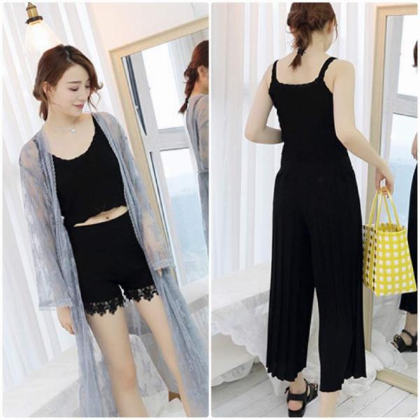 レディース 上下2点セット ノースリーブ タンクトップ ショート丈 ショートパンツ 短パン セットアップ ボトムス カジュアル キュート 可愛い フェミニン おしゃれ お出かけ デイリー 普段着 ホワイト ブラウン フリーサイズ 送料無料