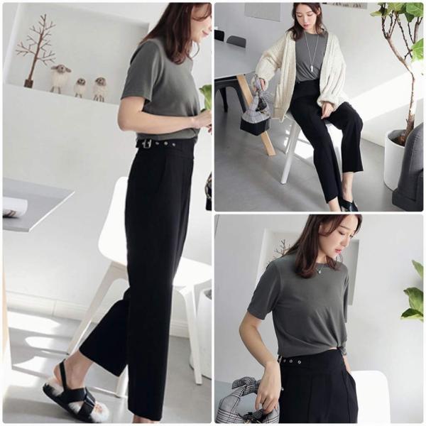 レディース 半袖Tシャツ シンプル クルーネック 無地 カットソー 夏 春 トップス カジュアル キュート 大人 可愛い フェミニン おしゃれ お出かけ 普段着 デイリー ピンク オリーブ ホワイト ブラウン フリーサイズ ワンサイズ 送料無料