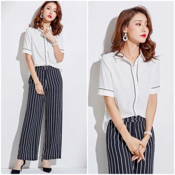 レディース ブラウス 半袖 長袖 シャツ 春 夏 トップス カジュアル キュート 可愛い フェミニン きれいめ 上品 エレガント おしゃれ お出かけ オフィス デート デイリー ホワイト ブルー S M L XL サイズ 送料無料