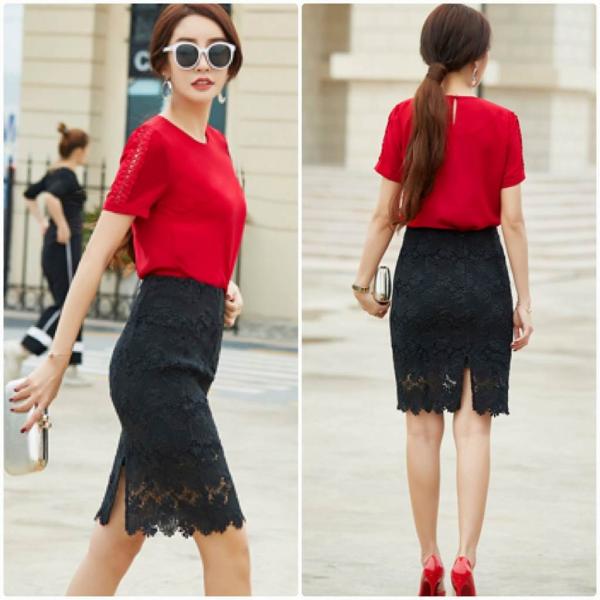 レディース トップス シフォン カットソー クルーネック 半袖 無地 夏 カジュアル 大人可愛い フェミニン オフィス お出かけ デート デイリー ブルー ホワイト レッド S M L XL 2XL 送料無料