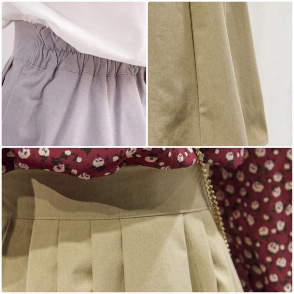 レディース スカート フレア ギャザースカート ハイウエスト ひざ上丈 春 夏 ボトムス カジュアル キュート 大人 可愛い フェミニン きれいめ おしゃれ お出かけ デイリー 二次会 お呼ばれ グレー カーキ フリーサイズ ワンサイズ 送料無料