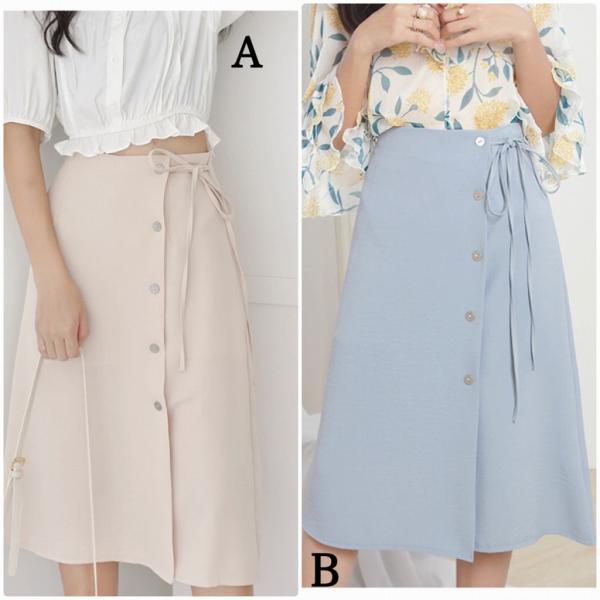 レディース シフォン スカート ハイウエスト ミディ丈 ひざ下丈 無地 シンプル 春 夏 ボトムス カジュアル キュート 大人 可愛い フェミニン きれいめ おしゃれ お出かけ デイリー 二次会 お呼ばれ ベージュ ブルー S M L サイズ 送料無料