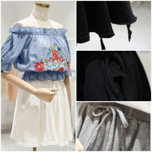 レディース ショートパンツ 短パン ハイウエスト ウエストゴム ボトムス カジュアル キュート 可愛い フェミニン きれいめ おしゃれ お出かけ デイリー 普段着 ホワイト グレー ブラック フリーサイズ ワンサイズ 送料無料