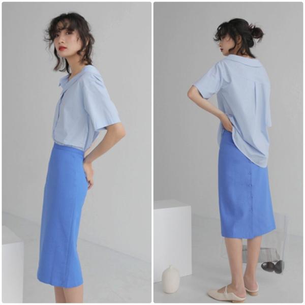 レディース ブラウス 長袖 シャツ シンプル 無地 春 夏 トップス カジュアル キュート 可愛い フェミニン きれいめ 上品 エレガント おしゃれ お出かけ オフィス デート デイリー ホワイト パープル イエロー グリーン ブルー 送料無料