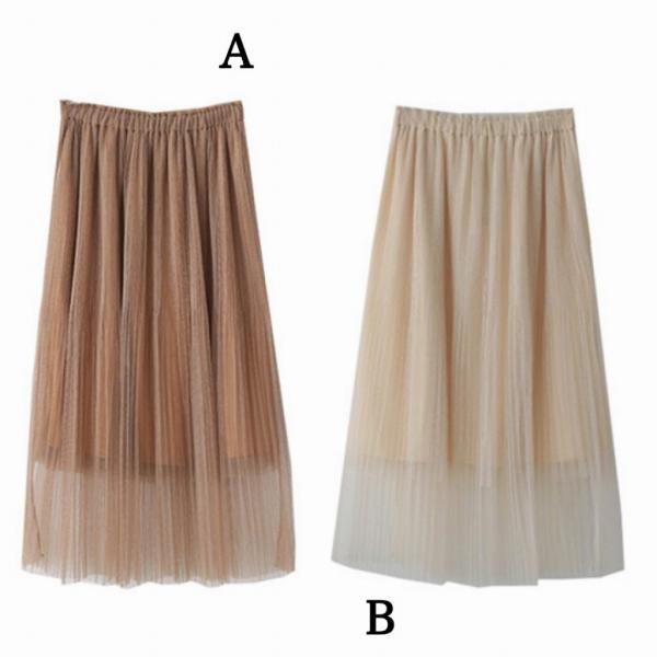 レディース スカート ハイウエスト 透け素材 透け感 ボトムス カジュアル キュート 大人 可愛い フェミニン きれいめ おしゃれ お出かけ デイリー 二次会 お呼ばれ ブラック ホワイト グレー ブラウン ベージュ フリーサイズ ワンサイズ 送料無料