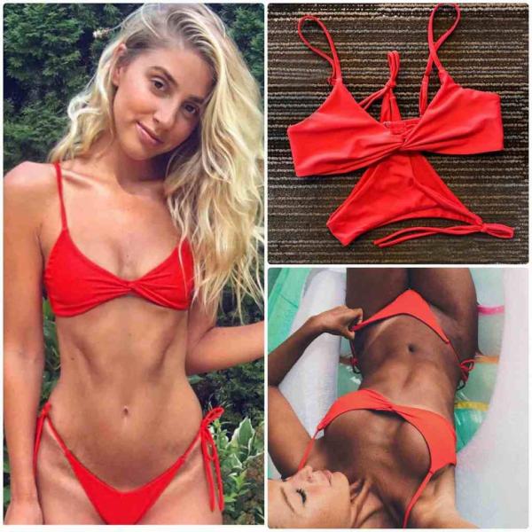 レディース　水着　ビキニ　パンツ　サイドリボン　海　プール　スイミング　ビーチ　リゾート　マリン　海水浴　夏休み　旅行　可愛い　キュート　セクシー　女性　ブルー　ブラック　レッド　ホワイト　S　M　L　XL　2XL　3XL　サイズ　送料無料