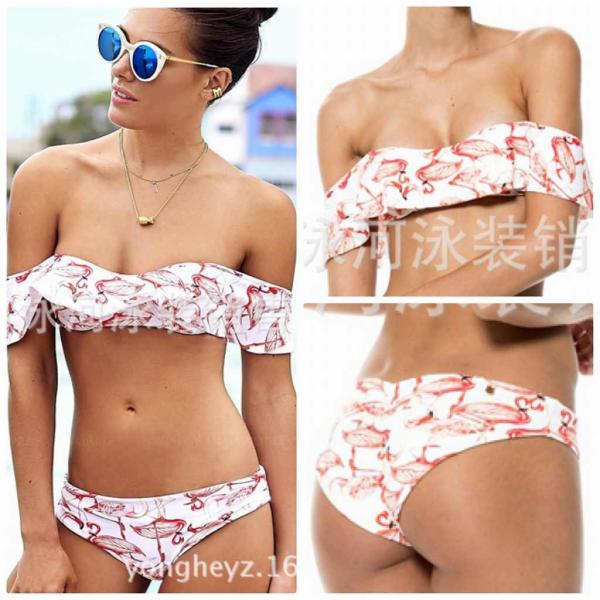 レディース　水着　オフショルビキニ　ビキニ　オフショルダー　海　プール　スイミング　ビーチ　リゾート　マリン　海水浴　夏休み　旅行　可愛い　キュート　セクシー　女性　ホワイト　S　M　L　XL　2XL　3XL　4XL　5XL　6XL　サイズ　送料無料