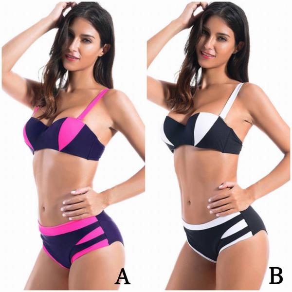 レディース　水着　ビキニ　海　プール　スイミング　ビーチ　リゾート　マリン　海水浴　夏休み　旅行　可愛い　キュート　セクシー　女性　ピンク　ブラック　S　M　L　サイズ　送料無料