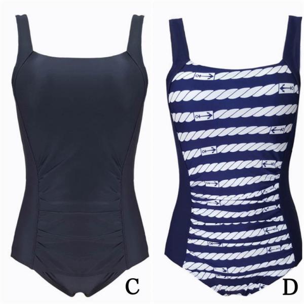レディース　大きいサイズ　水着　ワンピース　海　プール　スイミング　ビーチ　リゾート　マリン　海水浴　夏休み　旅行　可愛い　キュート　セクシー　女性　ブラック　レッド　ブルー　ネイビー　ボーダー　S　M　L　XL　2XL　3XL　4XL　5XL　6XL　サイズ　送料無料