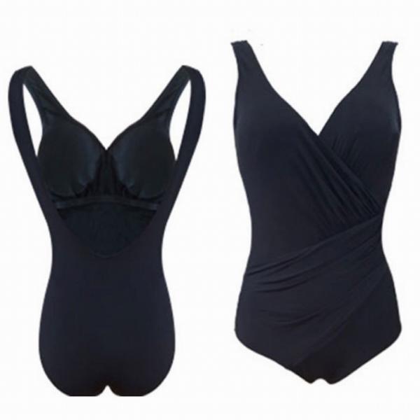 レディース　大きいサイズ　水着　ドット　無地　ワンピース　海　プール　スイミング　ビーチ　リゾート　マリン　海水浴　夏休み　旅行　可愛い　キュート　セクシー　女性　ブラック　レッド　ブルー　S　M　L　XL　2XL　3XL　4XL　5XL　6XL　サイズ　送料無料