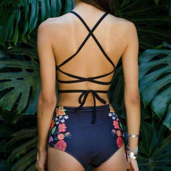 レディース　水着　モノキニ　ビキニ　ワンピース　花柄　海　プール　スイミング　ビーチ　リゾート　マリン　海水浴　夏休み　旅行　可愛い　キュート　セクシー　女性　ホワイト　ブラック　ネイビー　S　M　L　XL　XXL　XXXL　サイズ　送料無料
