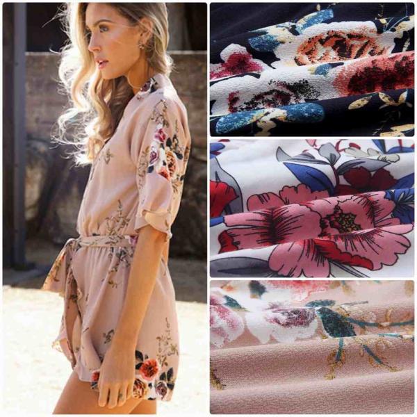 レディース　Vネック　ワンピース　花柄　ボタニカル柄　春　夏　カジュアル　キュート　可愛い　フェミニン　きれいめ　上品　エレガント　おしゃれ　お出かけ　デイリー　普段着　ネイビー　ホワイト　S　M　L　XL　サイズ　送料無料