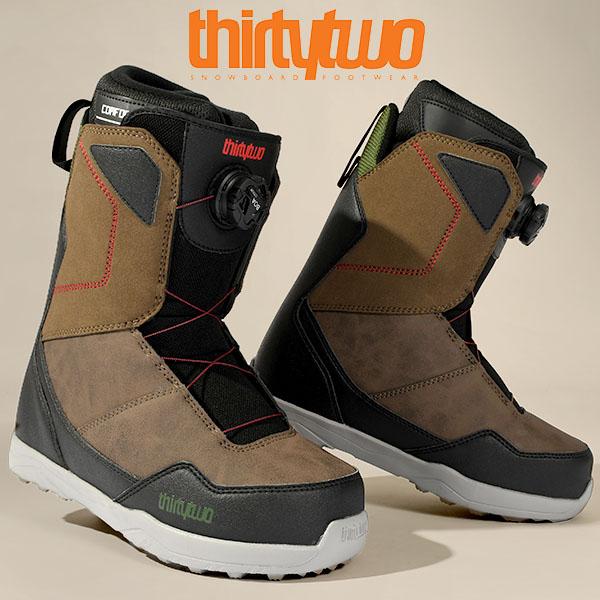 ThirtyTwo 32(サーティーツー) SHIFTY BOA 23-24 23/24 2023-2024モデルShiftyで一日中快適に乗りましょう。 柔らかな快適なタン、柔らかいSTI EvolutionFoamアウトソール、豪華なコ...