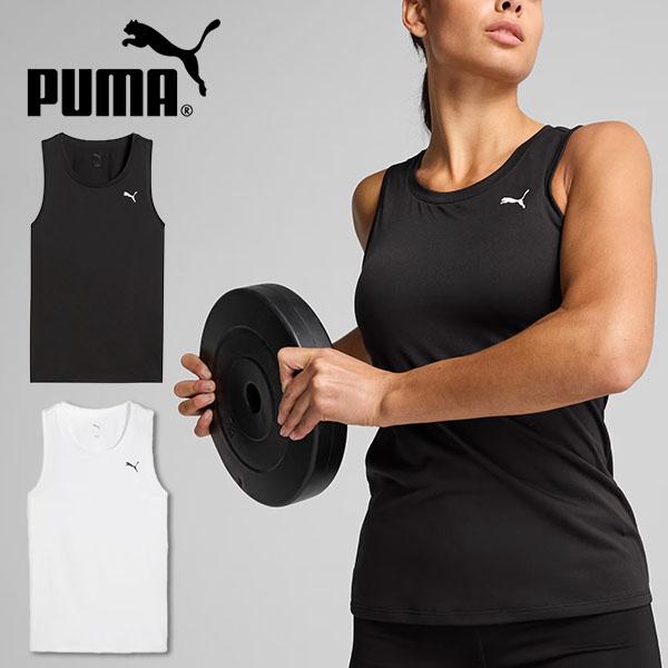 ゆうパケット対応可能！プーマ レディース タンクトップ PUMA TAD ESSENTIAL SL タンク ノースリーブ トレーニング 2025春夏新作 527376