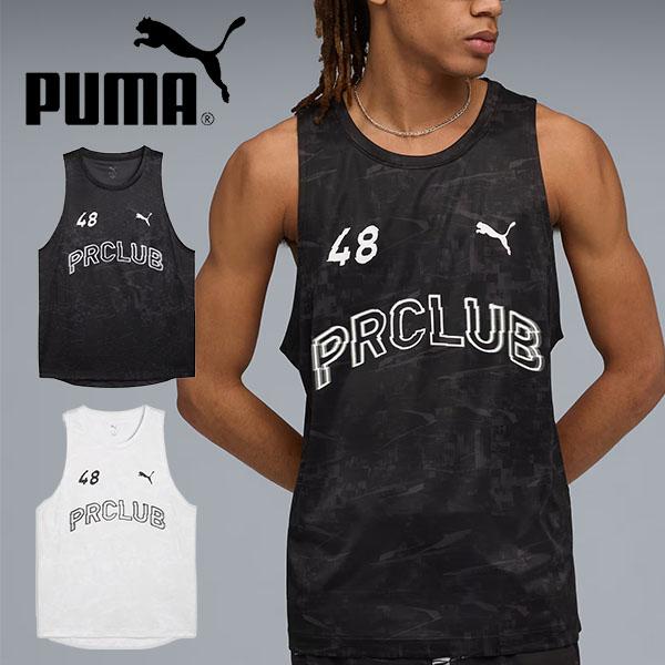 ゆうパケット対応可能！ プーマ メンズ タンクトップ PUMA M RUN CLUB GRAPHIC タンク ノースリーブ ランニング ジョギング 2025秋冬新作 528224