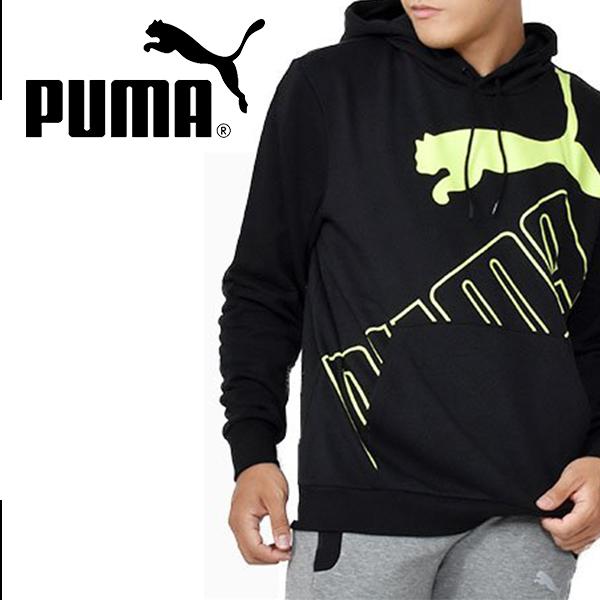 30 Off プルオーバー パーカー プーマ Puma メンズ Big Logo フーディスウェット 裏毛 トレーナー ビッグロゴ ブラック グリーン 5505 エレファントsports Paypayモール店 通販 Paypayモール