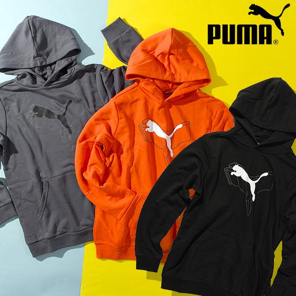 PUMA（プーマ） キッズ スウェット パーカー PUMA ESS+ LOGO LAB CAT